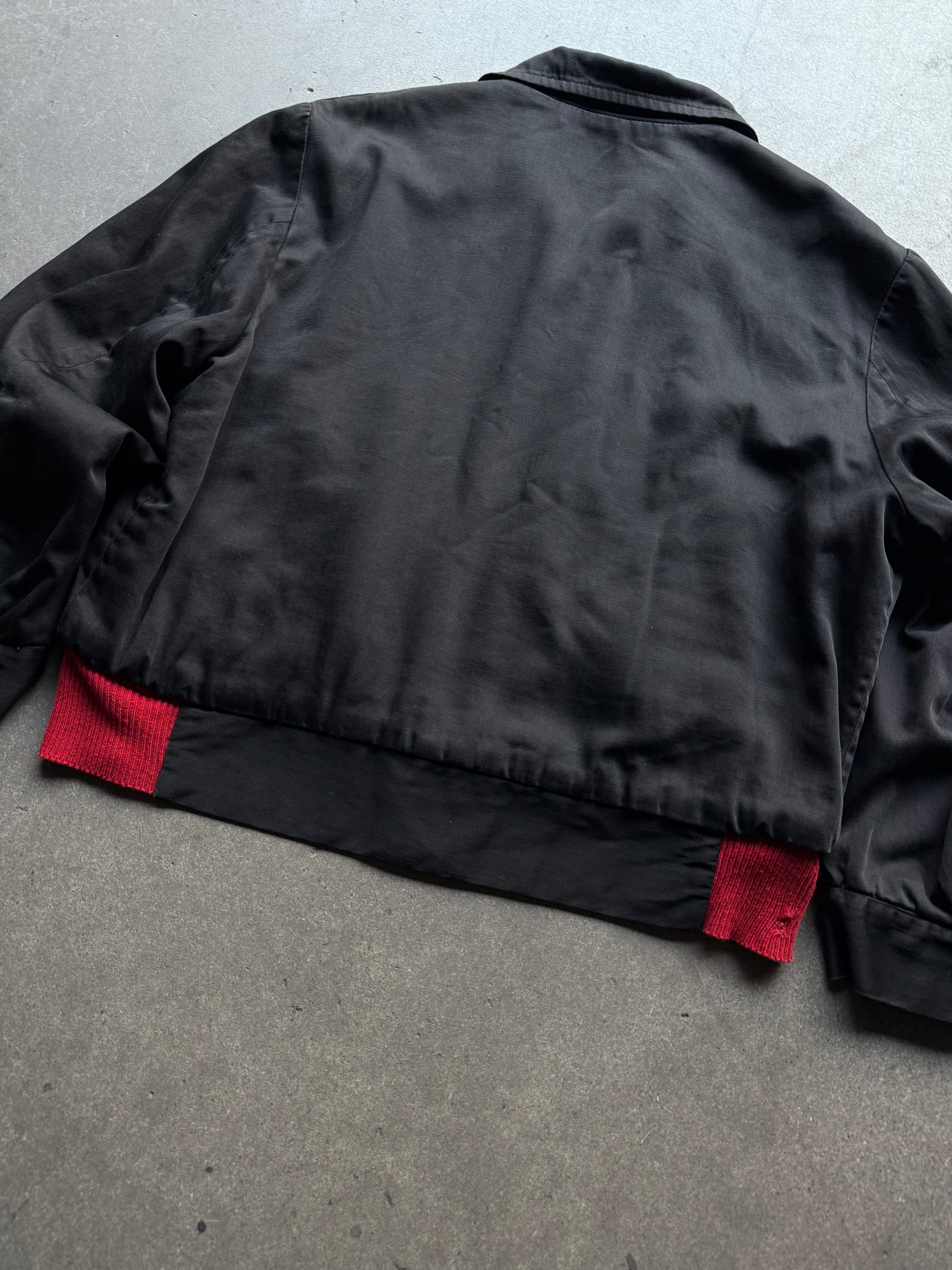 1950s Black Sateen jacket
