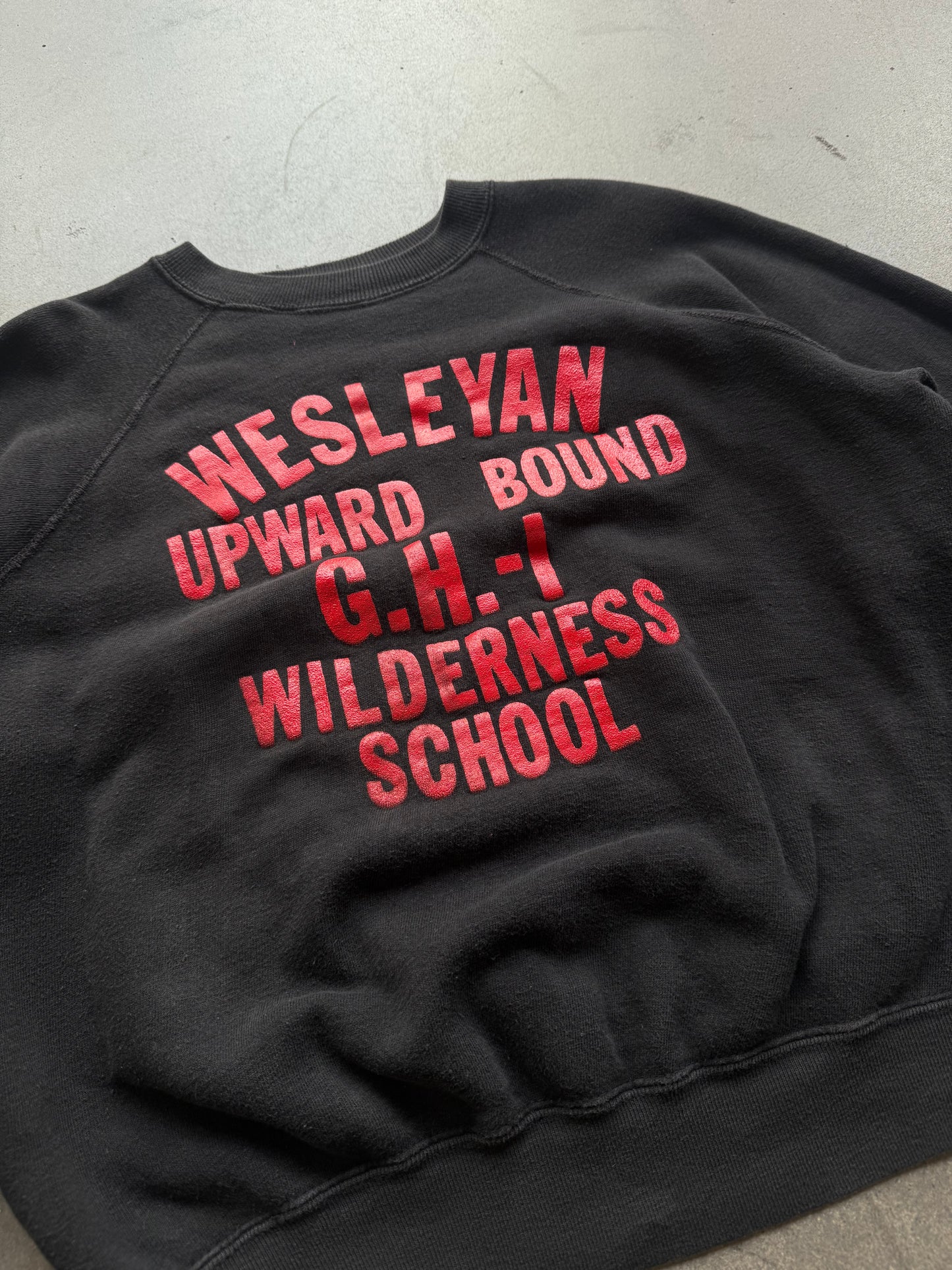 60s black wilderness school Sweatshirt