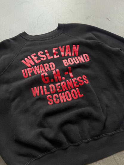 60s black wilderness school Sweatshirt