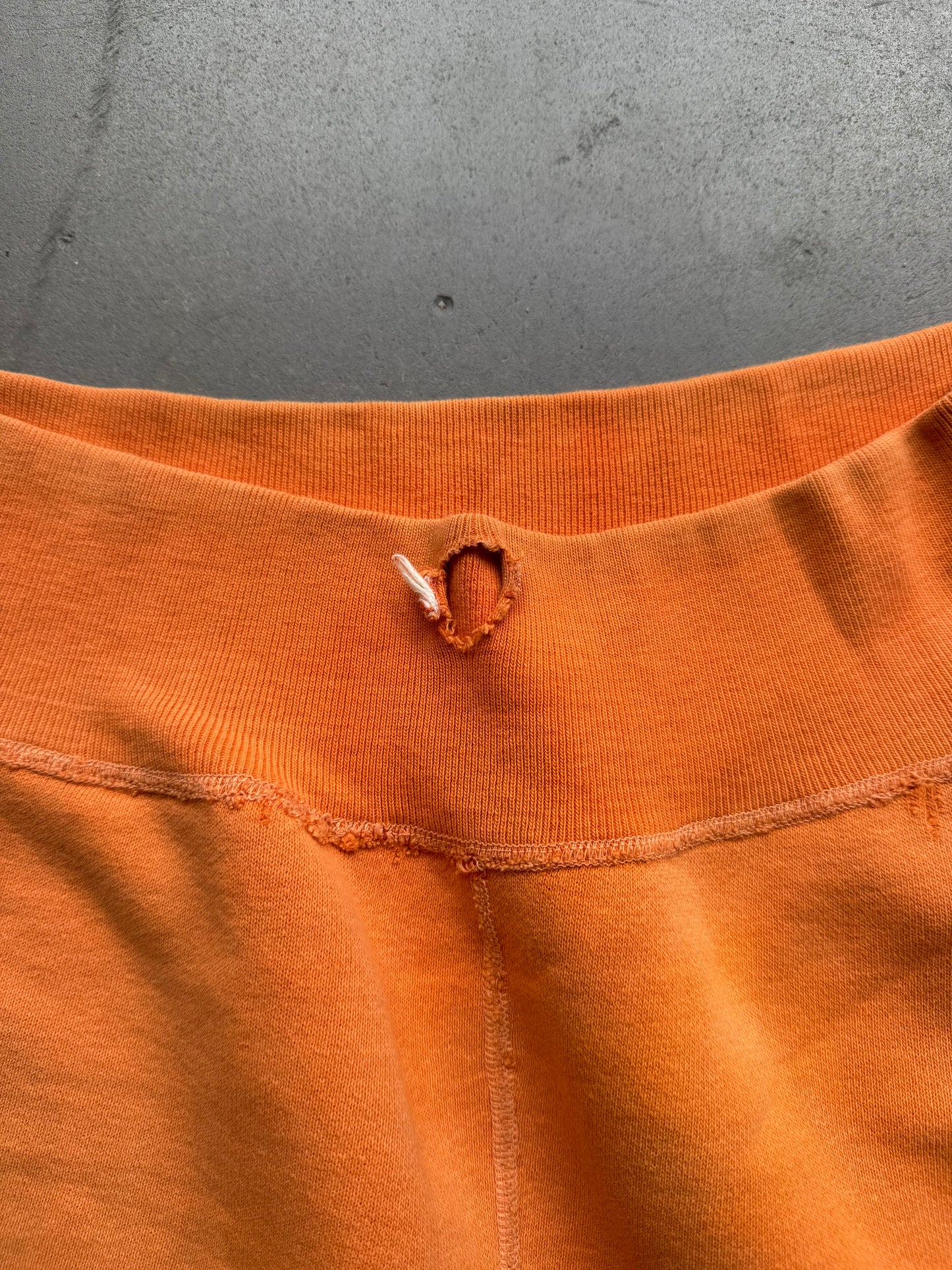 50s Black and Orange Distressed Sweatpants