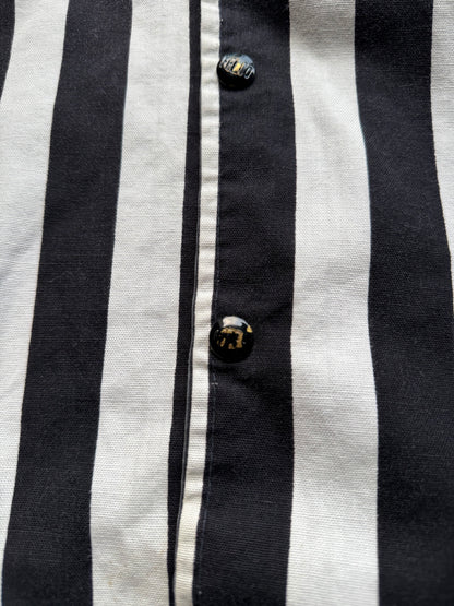 1950s Felco reversible ref jacket black and black and white stripe