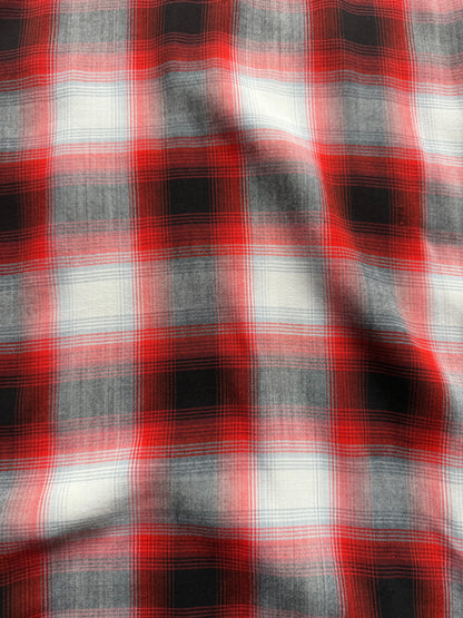 1950s rayon shadow plaid ‘lordella