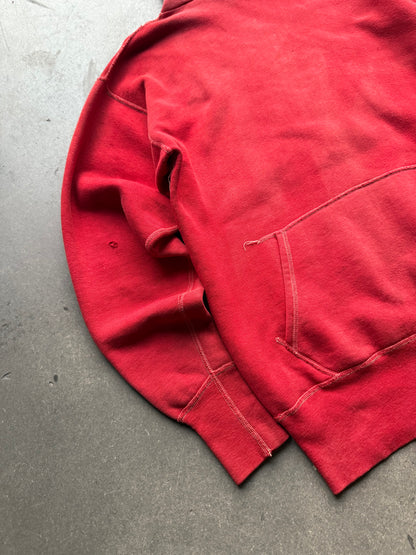 1950 All Cotton Red Hanes hoodie