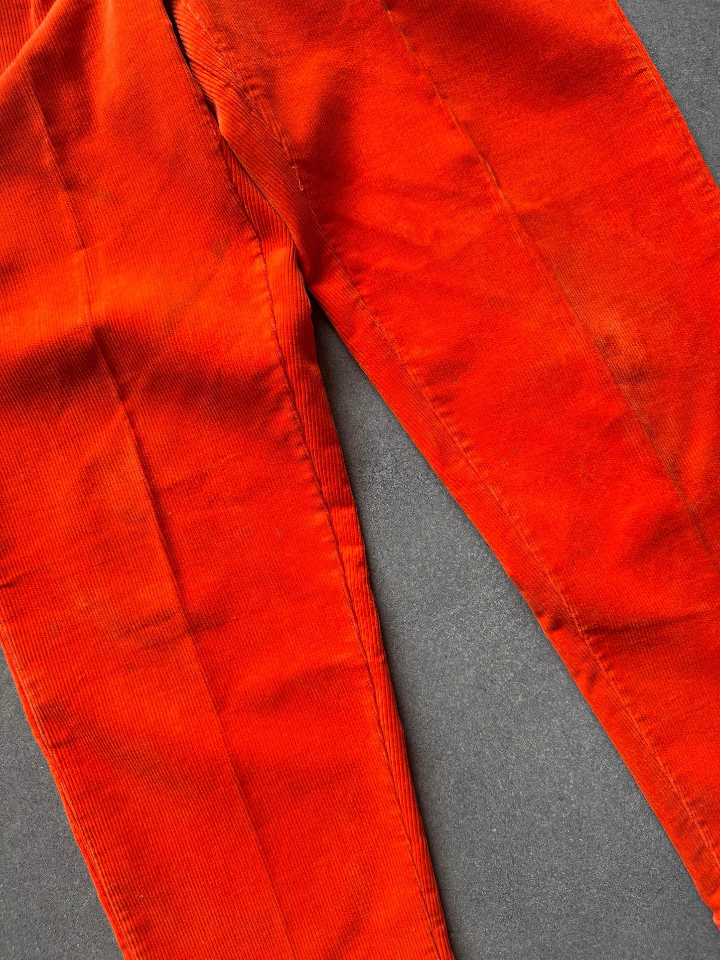40s Orange corduroy pants