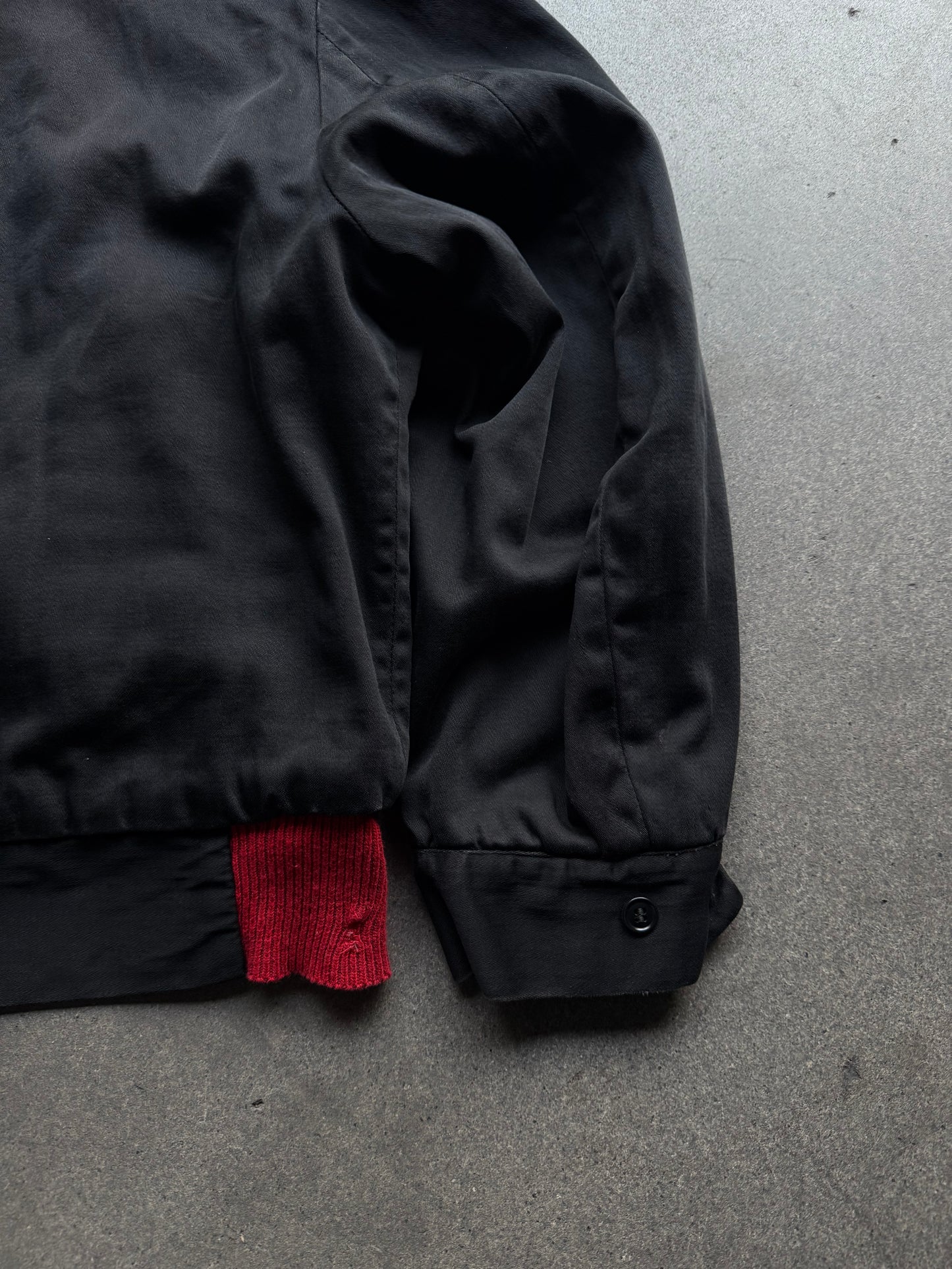 1950s Black Sateen jacket