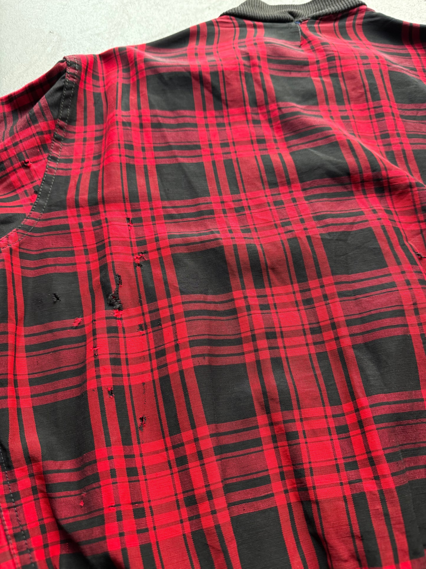 1960s Red plaid jacket