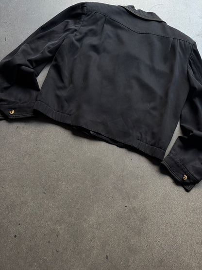 1950’s Black gabardine jacket ‘Neiman Marcus