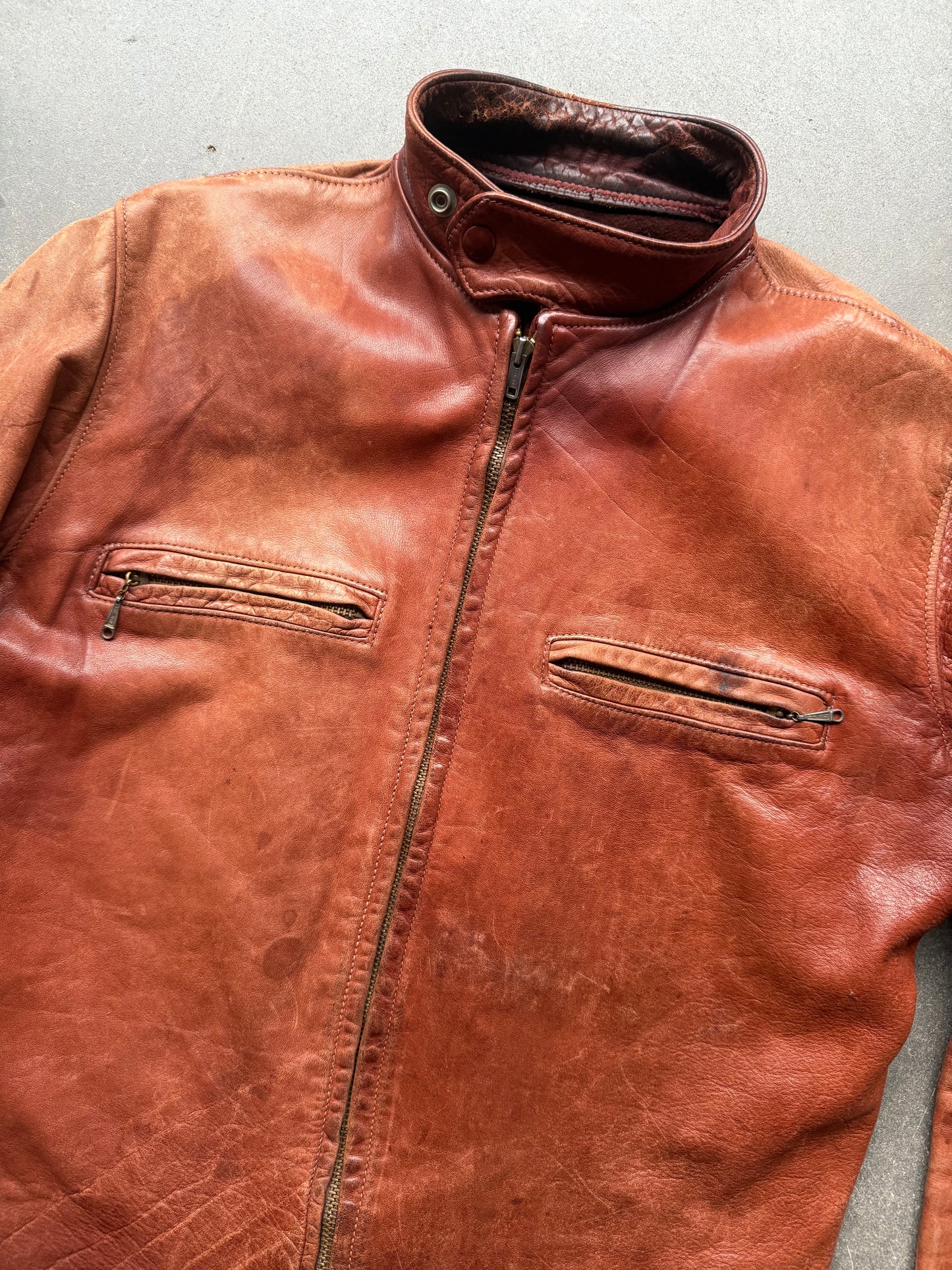 60’s Leather Cafe Racer