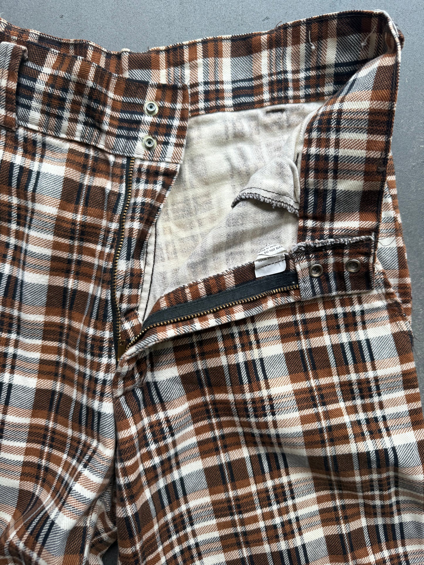 70s Cotton Plaid Fliers