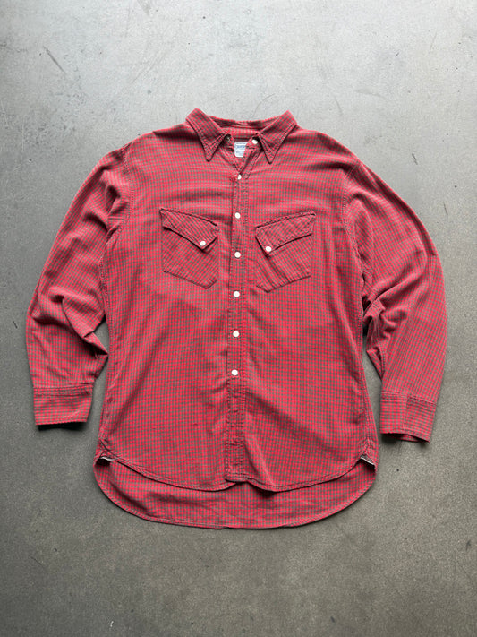 1950s Woven Cotten Slant Pocket Flannel