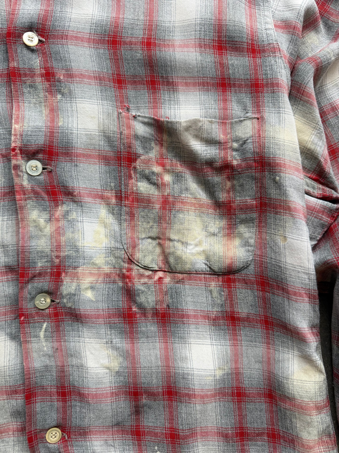 1950s Penney’s Towncraft rayon shadow plaid