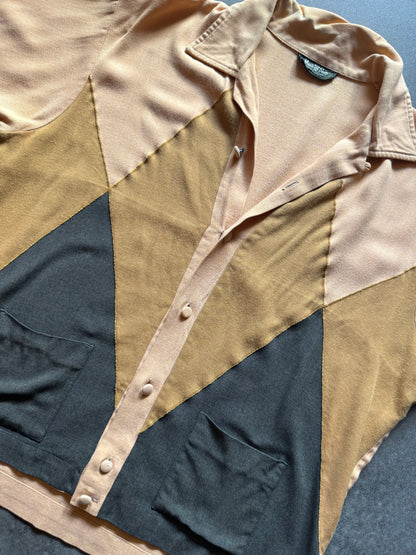 60’s Diamond Pattern Rayon Shirt