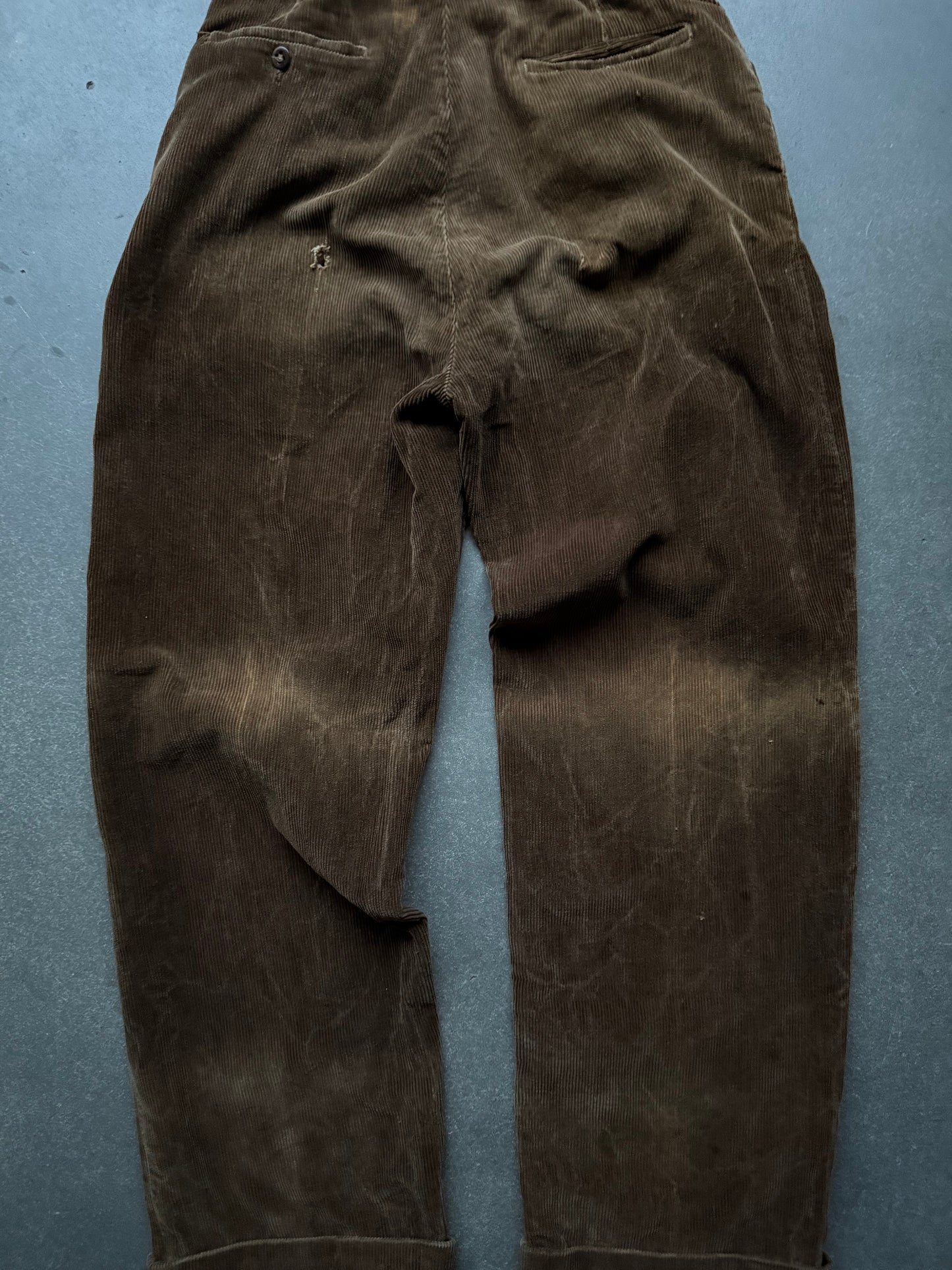 1940s drop loop gabardine
