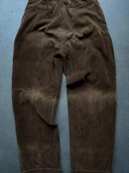 1940s drop loop gabardine