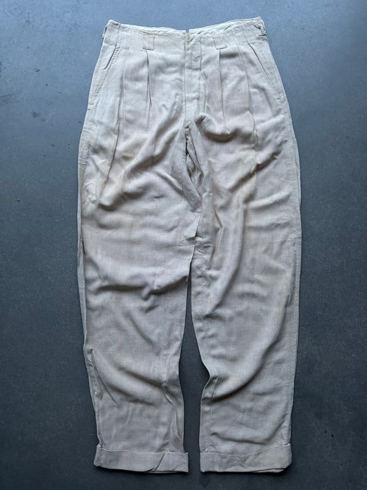 1940s drop loop gabardine