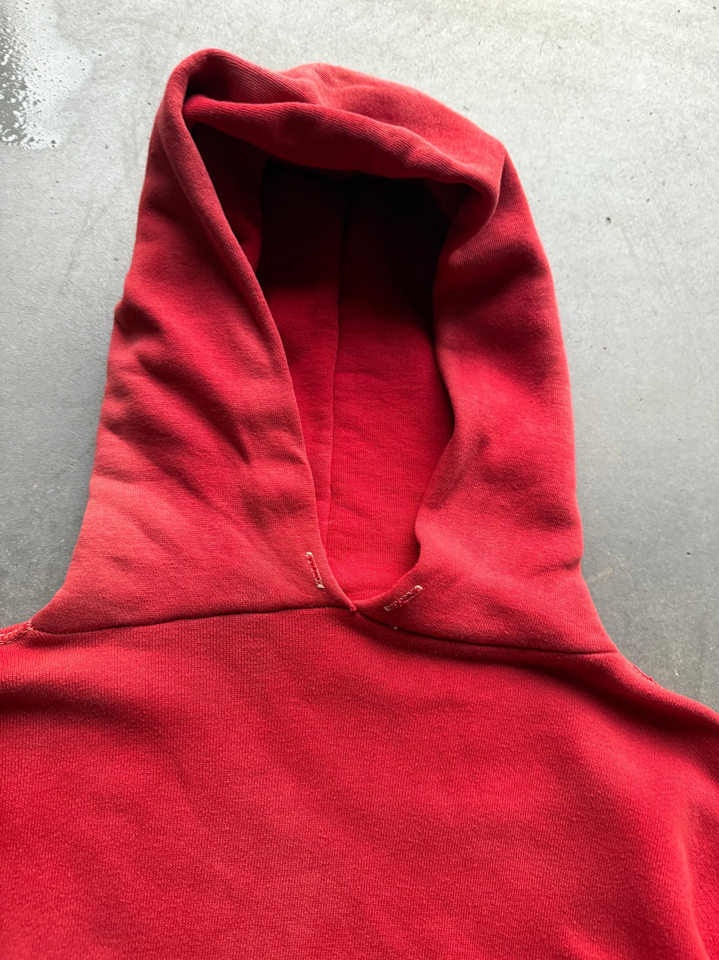 1950 All Cotton Red Hanes hoodie