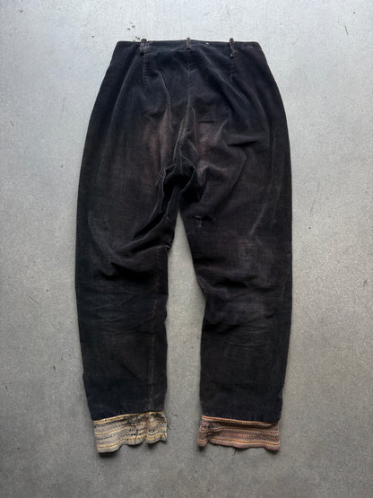 1930s Unusual Corduroy Pants