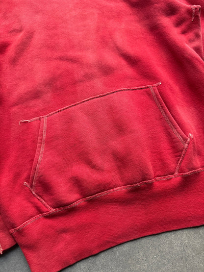 1950 All Cotton Red Hanes hoodie