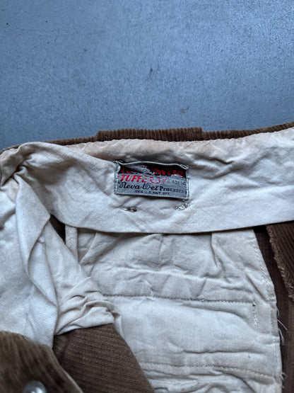 1940s drop loop gabardine