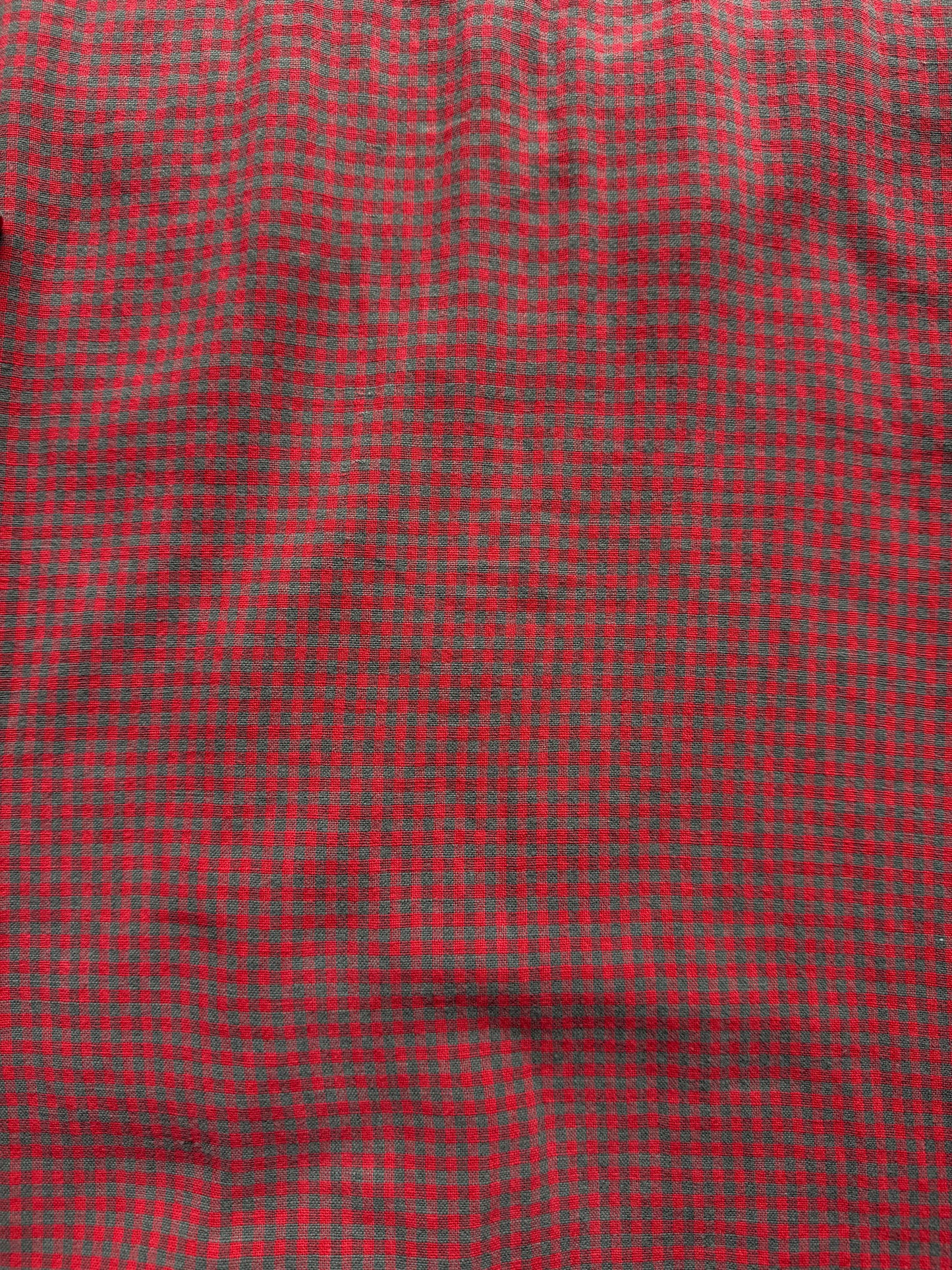 1950s Woven Cotten Slant Pocket Flannel