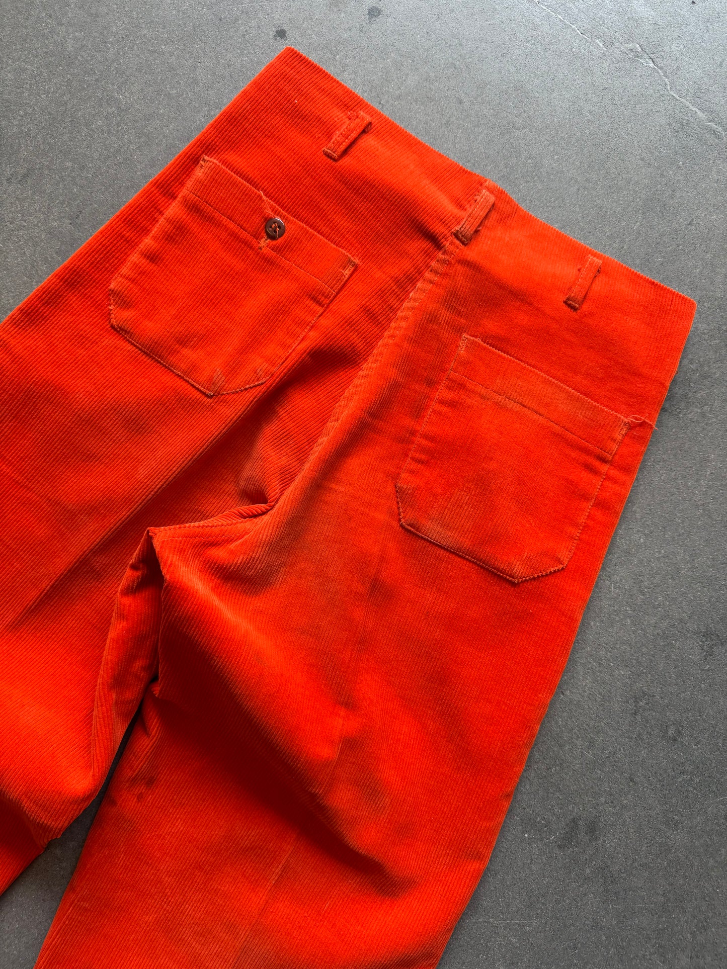 40s Orange corduroy pants