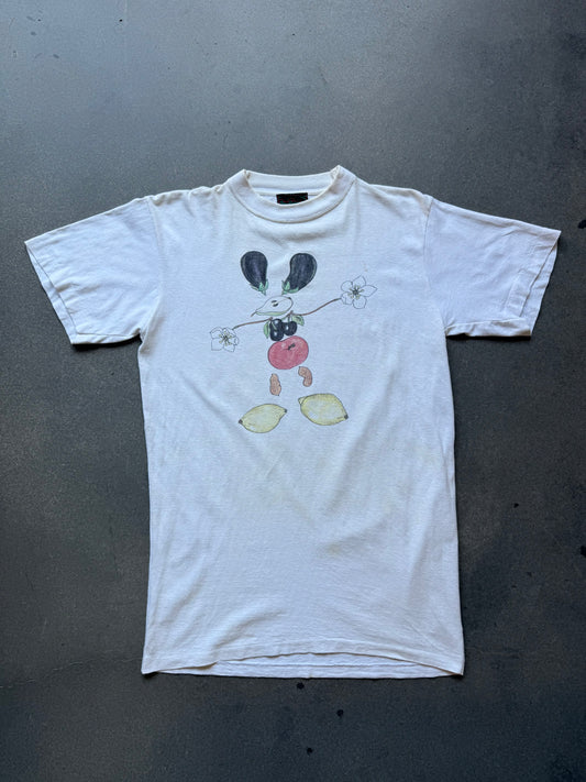 80s Mickey Mouse Fruit Art Tee