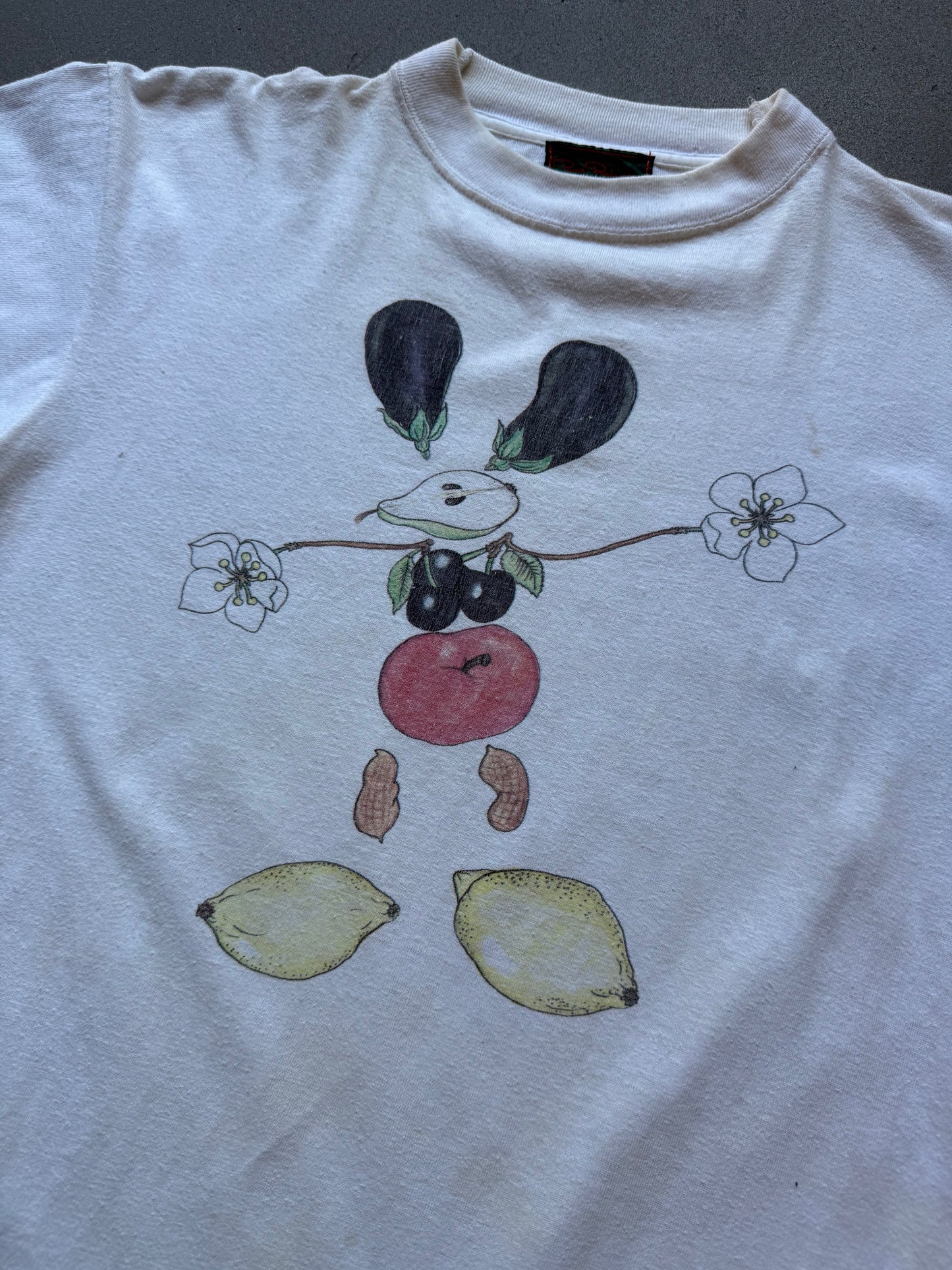 80s Mickey Mouse Fruit Art Tee