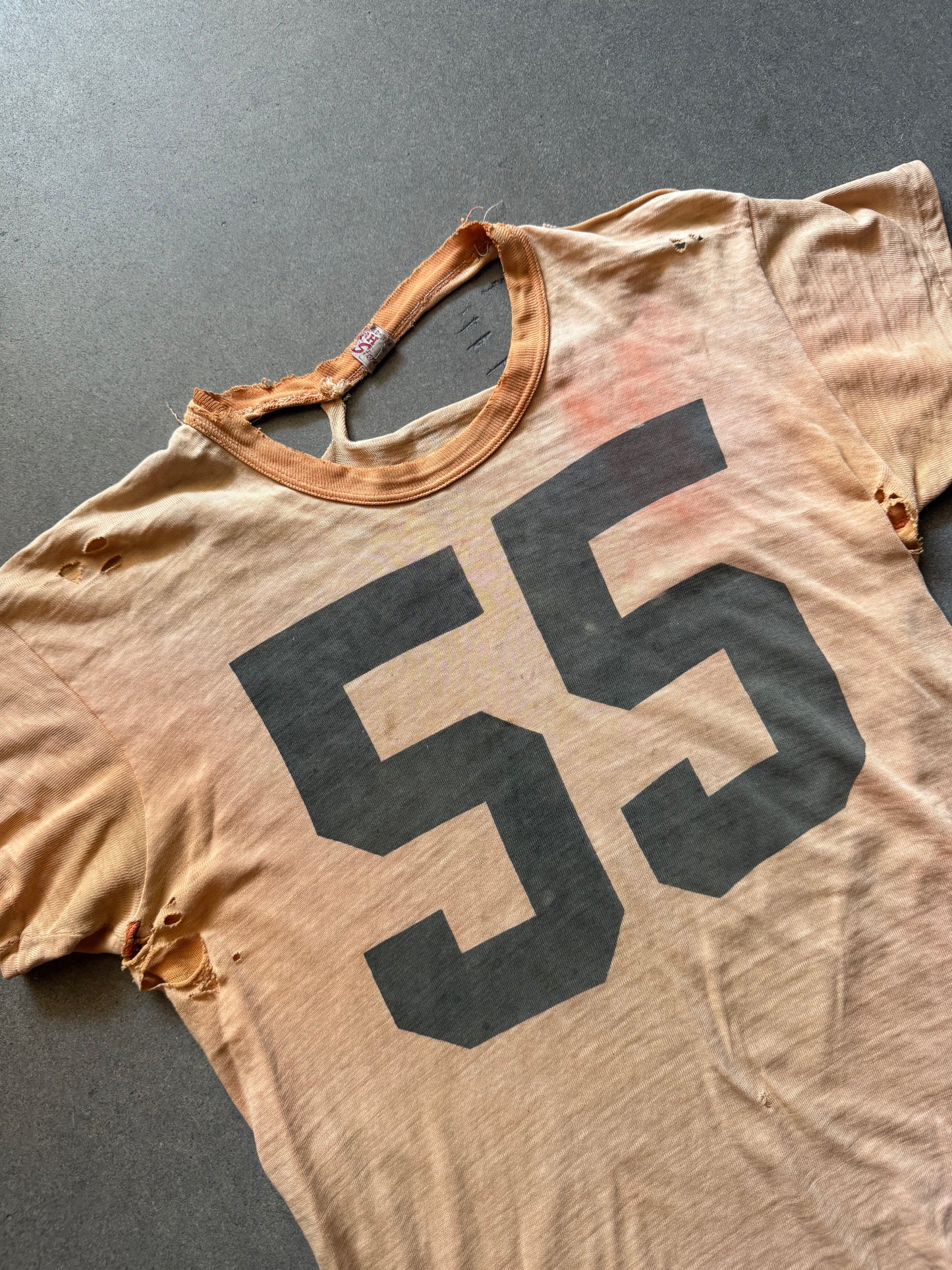 60s Thrashed and Faded Athletic Tee