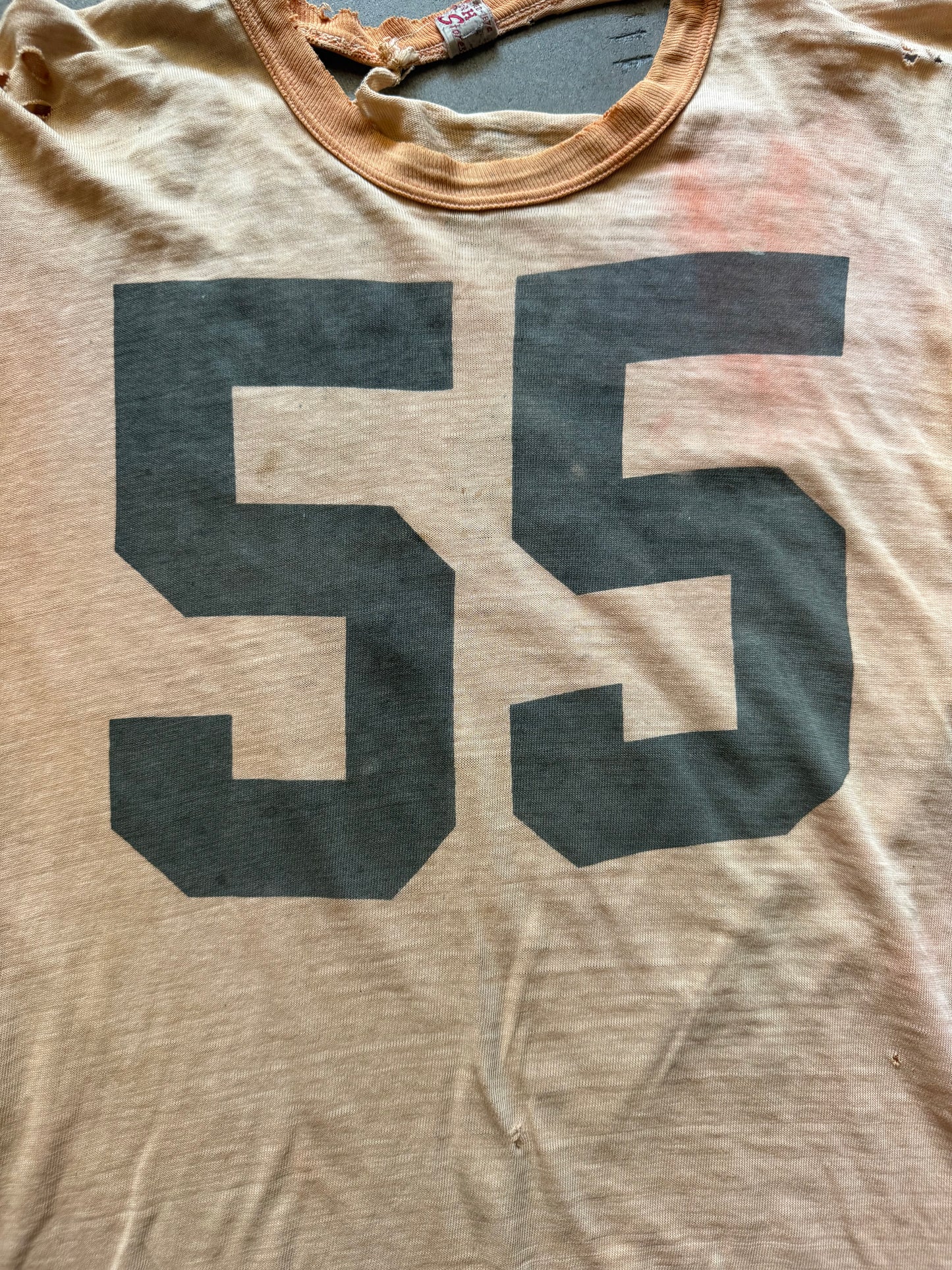 60s Thrashed and Faded Athletic Tee
