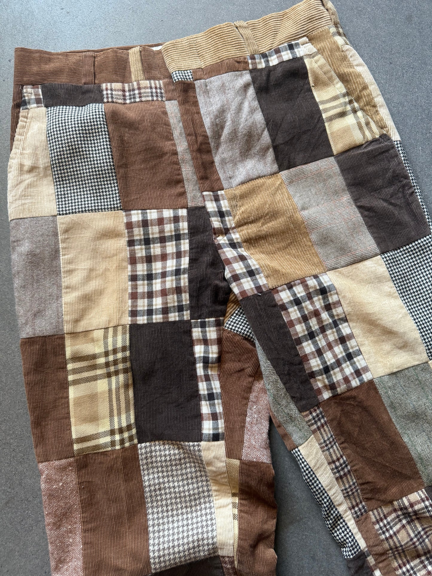 70s Patchwork Trousers