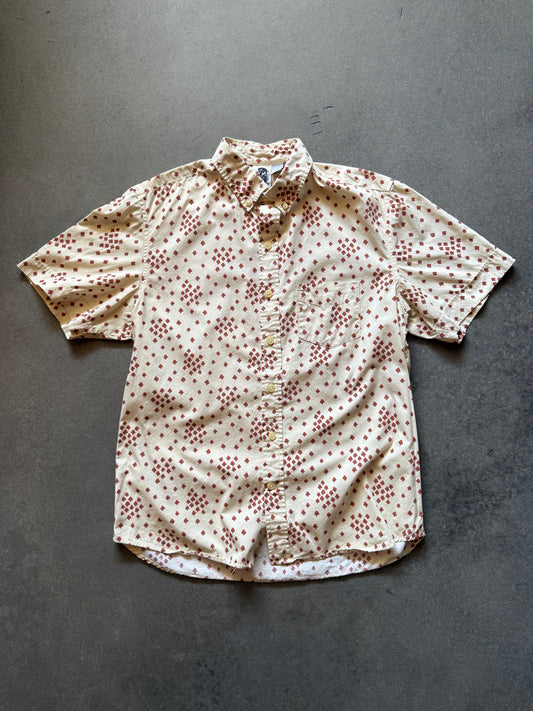 70s Mushroom shortsleeve button up