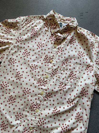 70s Mushroom shortsleeve button up