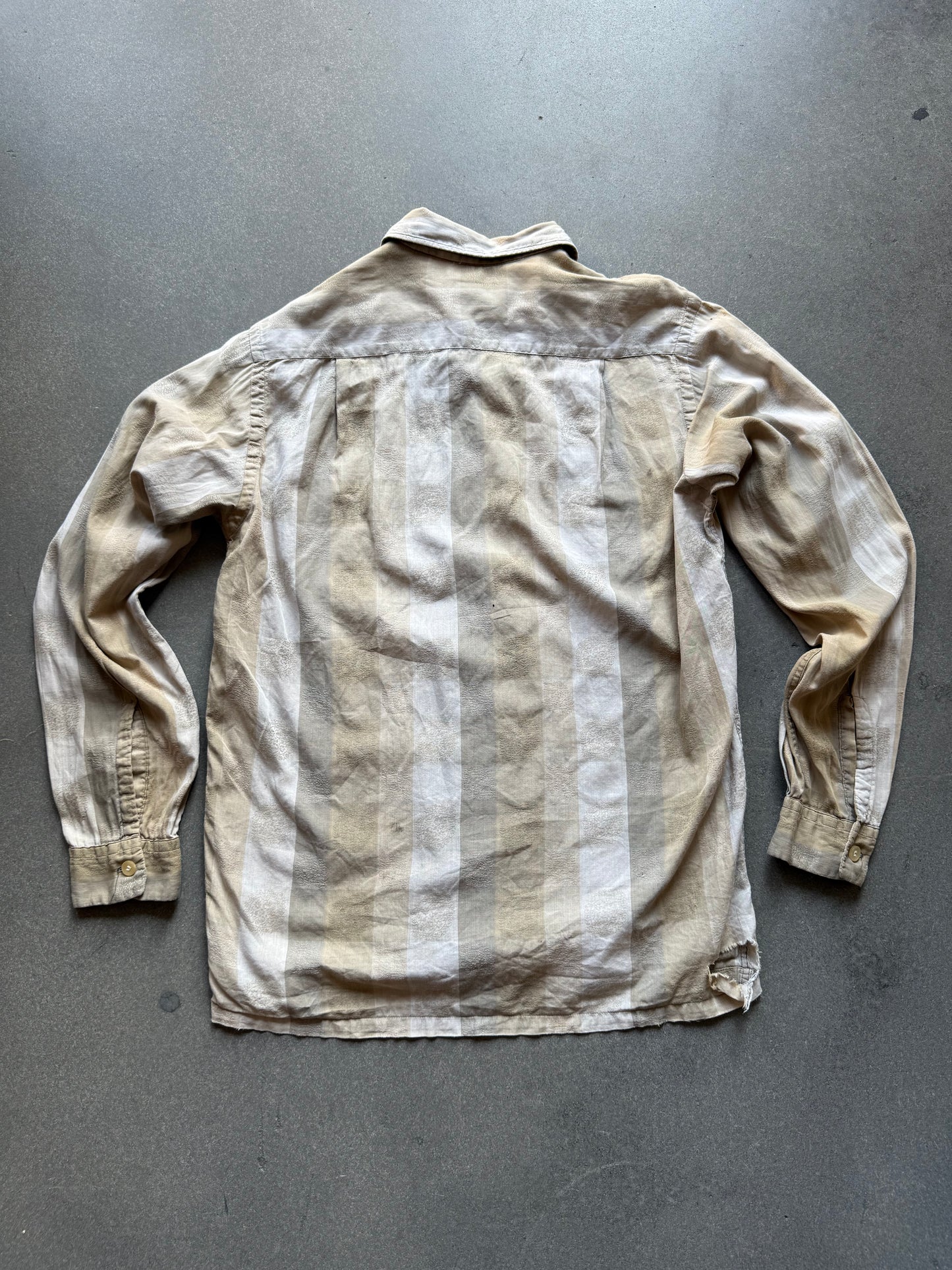 60s Penney's Cotton Check Shirt