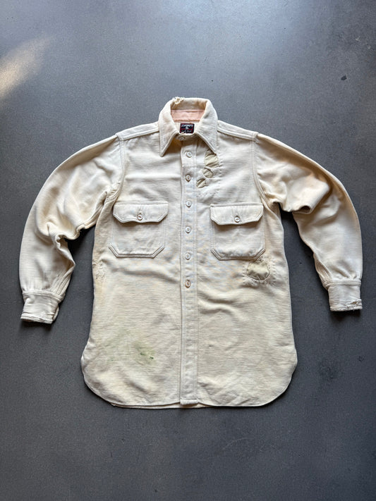 30's Chinstrap JCPenney's Cotton Suede Shirt