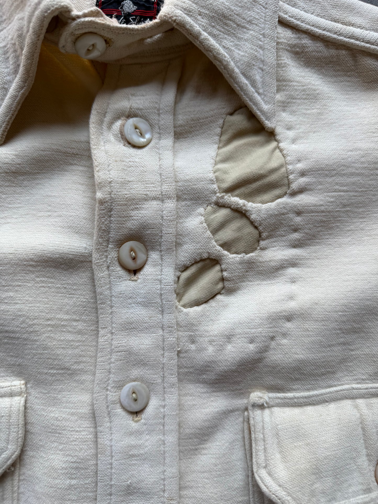 30's Chinstrap JCPenney's Cotton Suede Shirt
