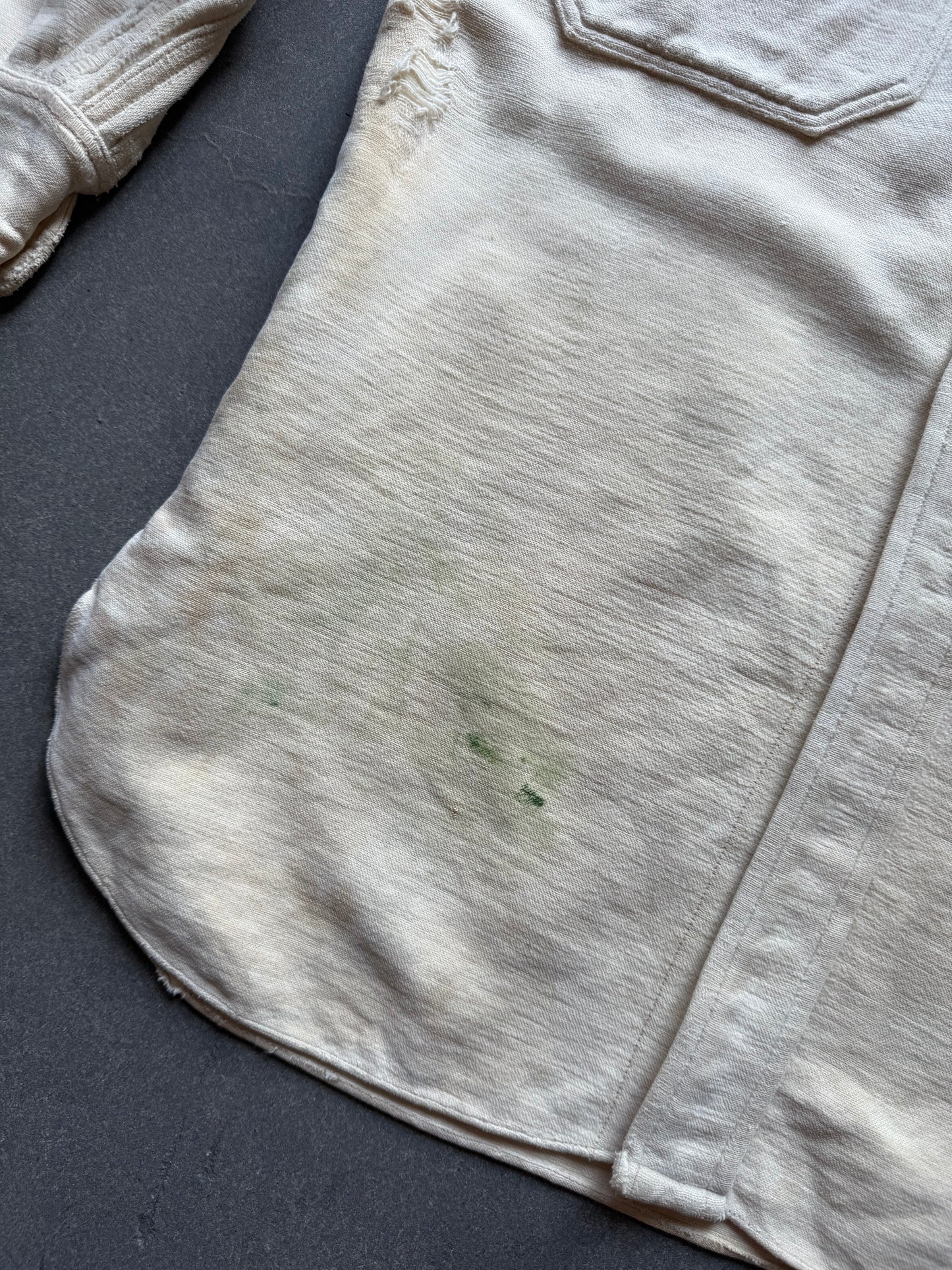30's Chinstrap JCPenney's Cotton Suede Shirt
