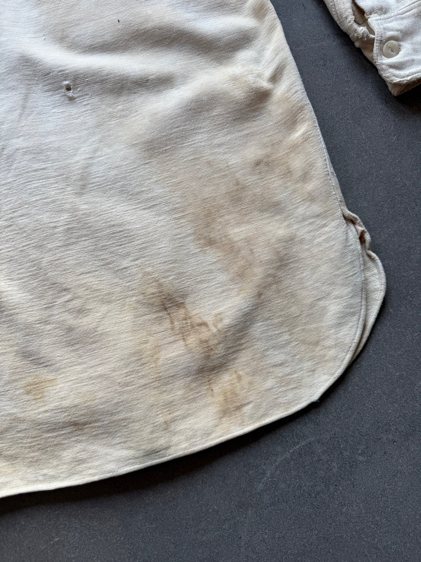 30's Chinstrap JCPenney's Cotton Suede Shirt