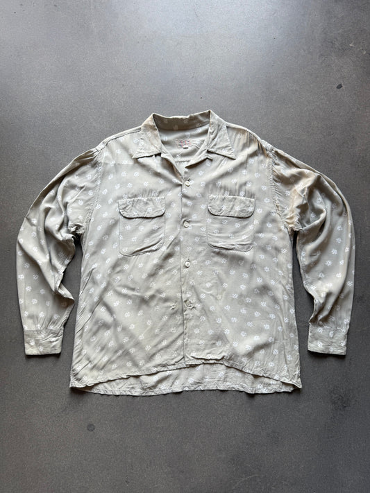 50's Silk New Era Atomic Loop Collar Shirt