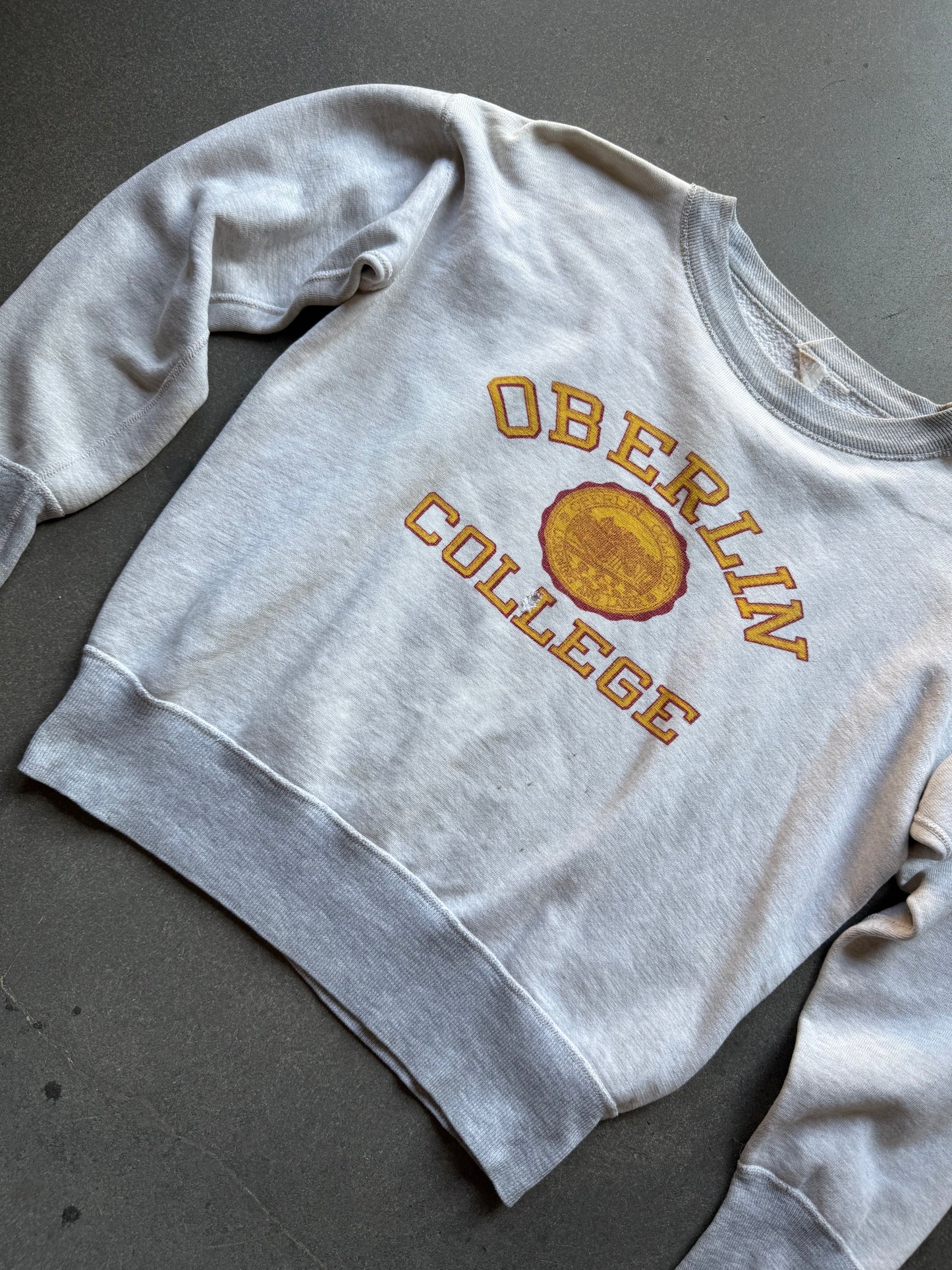 50's Two tone Oberlin College Sweatshirt
