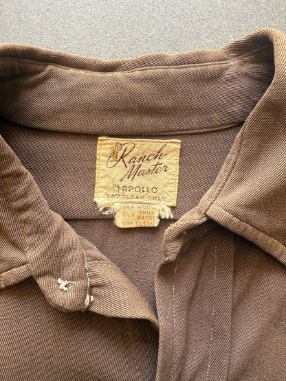 40's Slant Pocket Gabardine Ranch Master Shirt