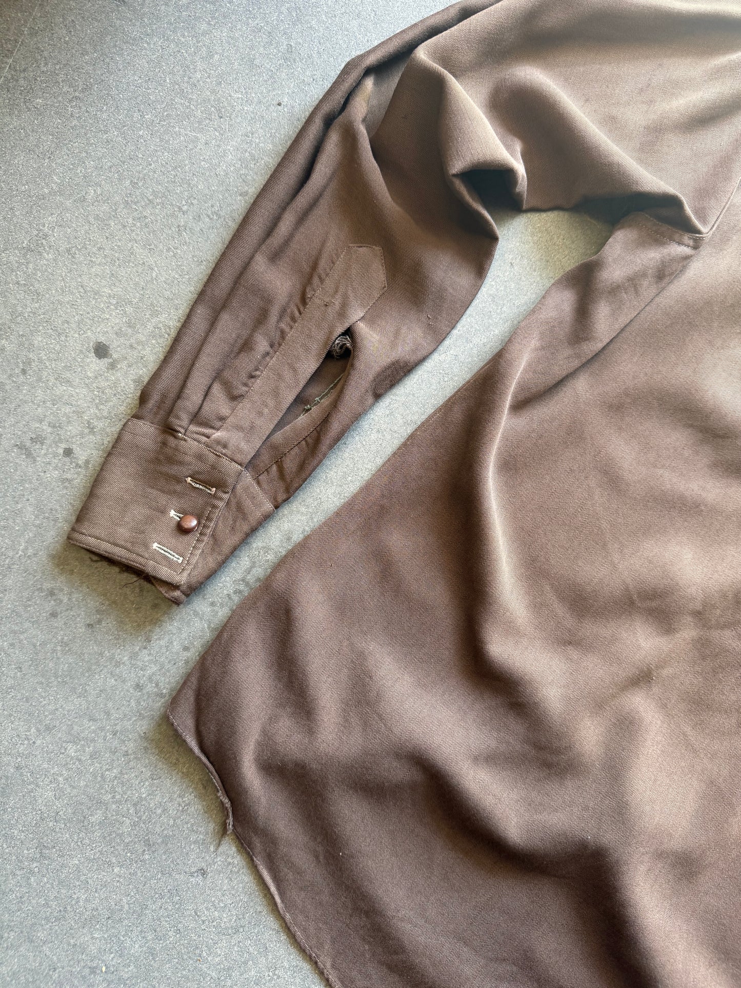 40's Slant Pocket Gabardine Ranch Master Shirt