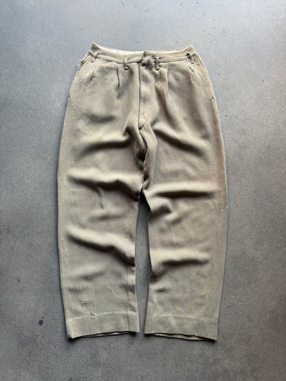 40's Cotton Whipcord Trousers