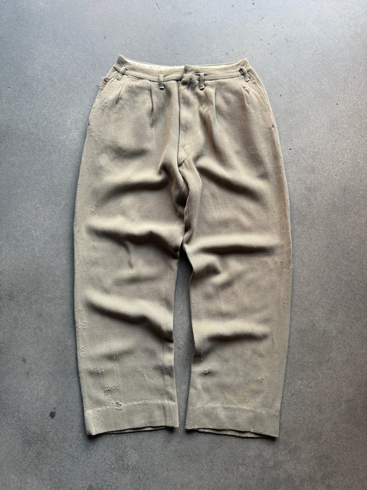 40's Cotton Whipcord Trousers