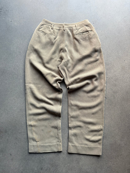 40's Cotton Whipcord Trousers
