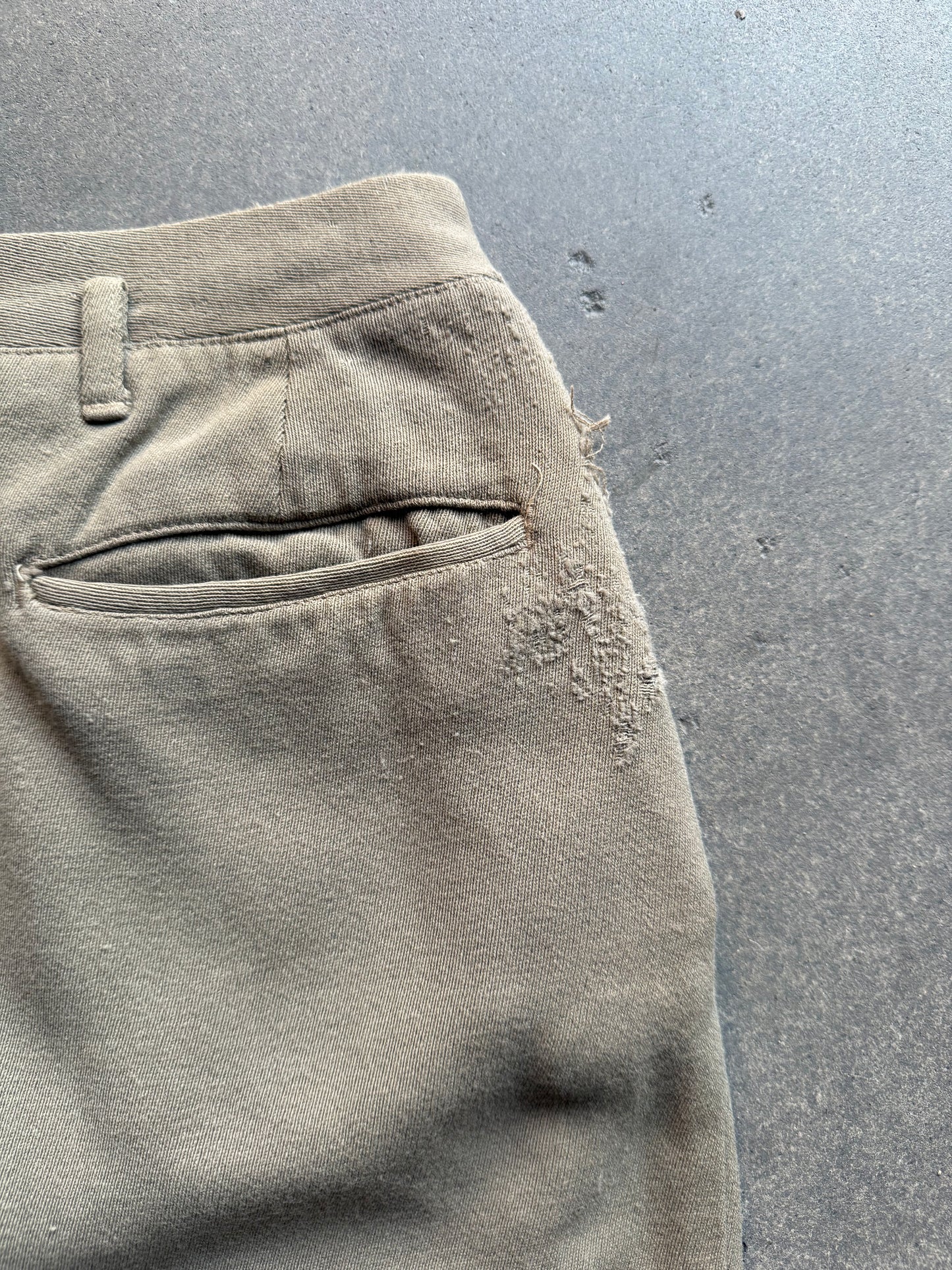 40's Cotton Whipcord Trousers