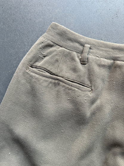 40's Cotton Whipcord Trousers